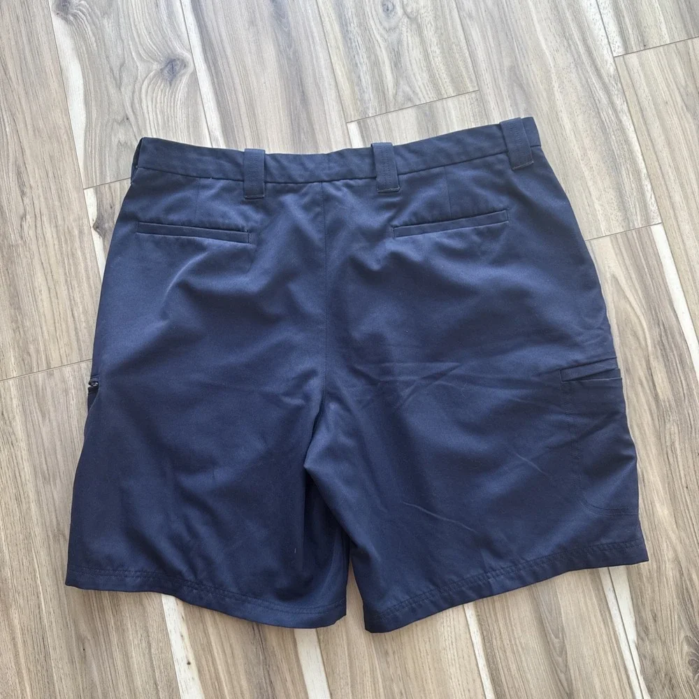 David Taylor Pro Men's Golf Shorts 40 Blue Navy Pockets Golf Vacation‎ Beach Dad